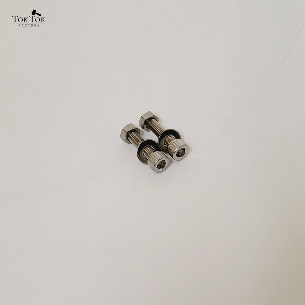 25mm 육각볼트 (고정브래킷V3 기둥 고정용 6개, 와샤 육각너트 포함)