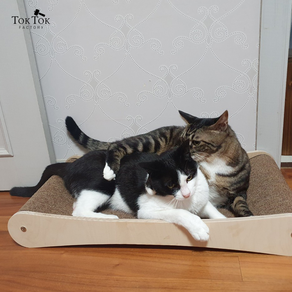 고양이 베드 스크래쳐 카페트 (리필 상품) - 톡톡팩토리 캣폴 캣타워